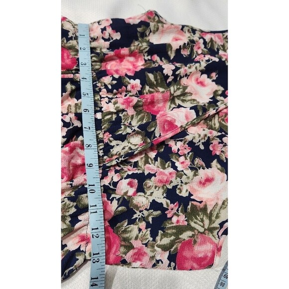 KTOO Women Maxi Dress Over Shorts Floral Size Large Lightweight Romper. New - Picture 6 of 12